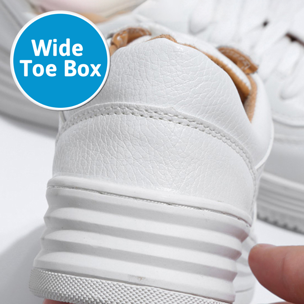 ComforthoFit™ Pearl White - Ergonomic Pain Relief Footwear
