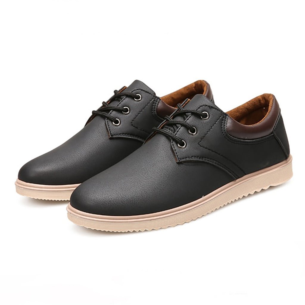 OrtoKal Leather Style - Ergonomic Men's Shoes