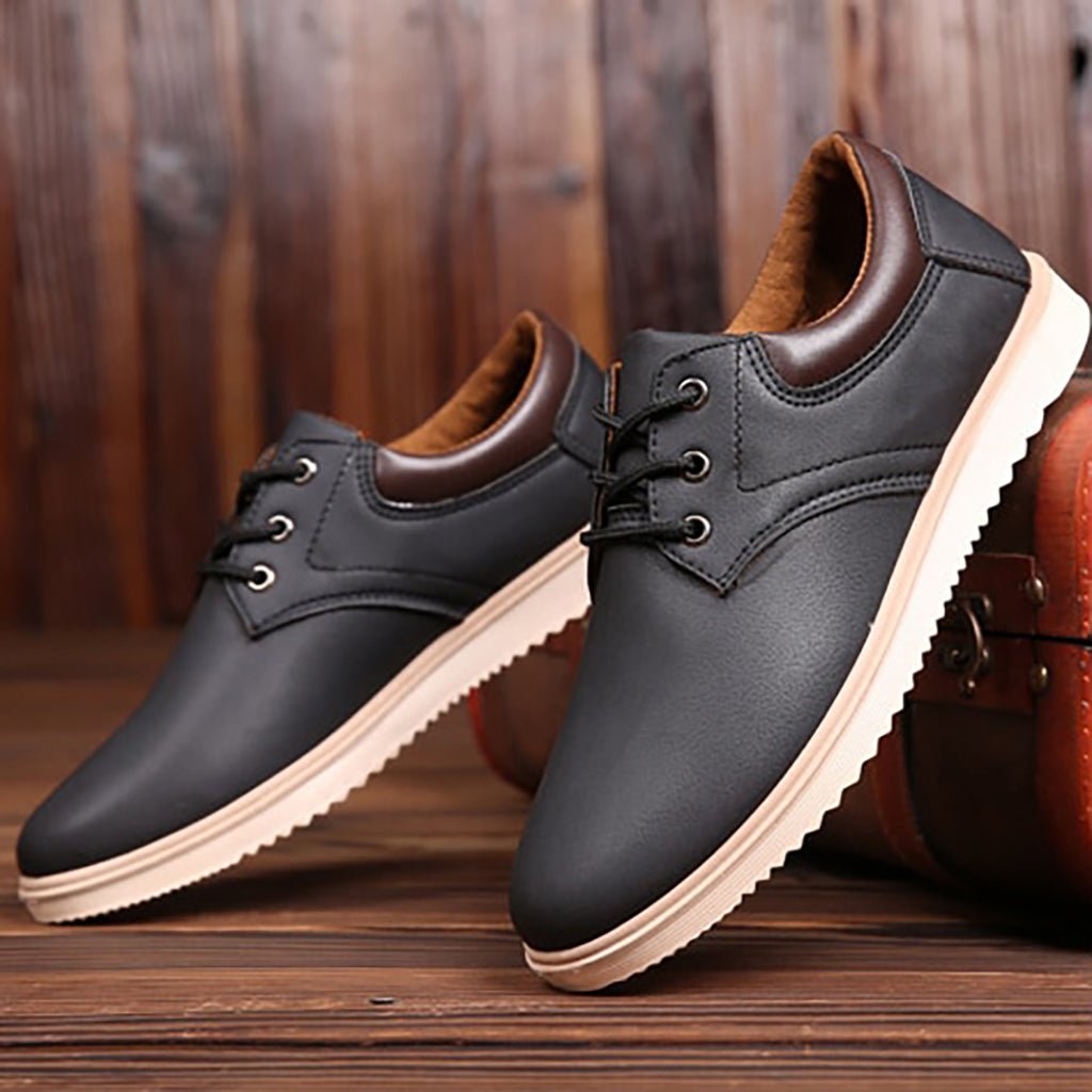 OrtoKal Leather Style - Ergonomic Men's Shoes