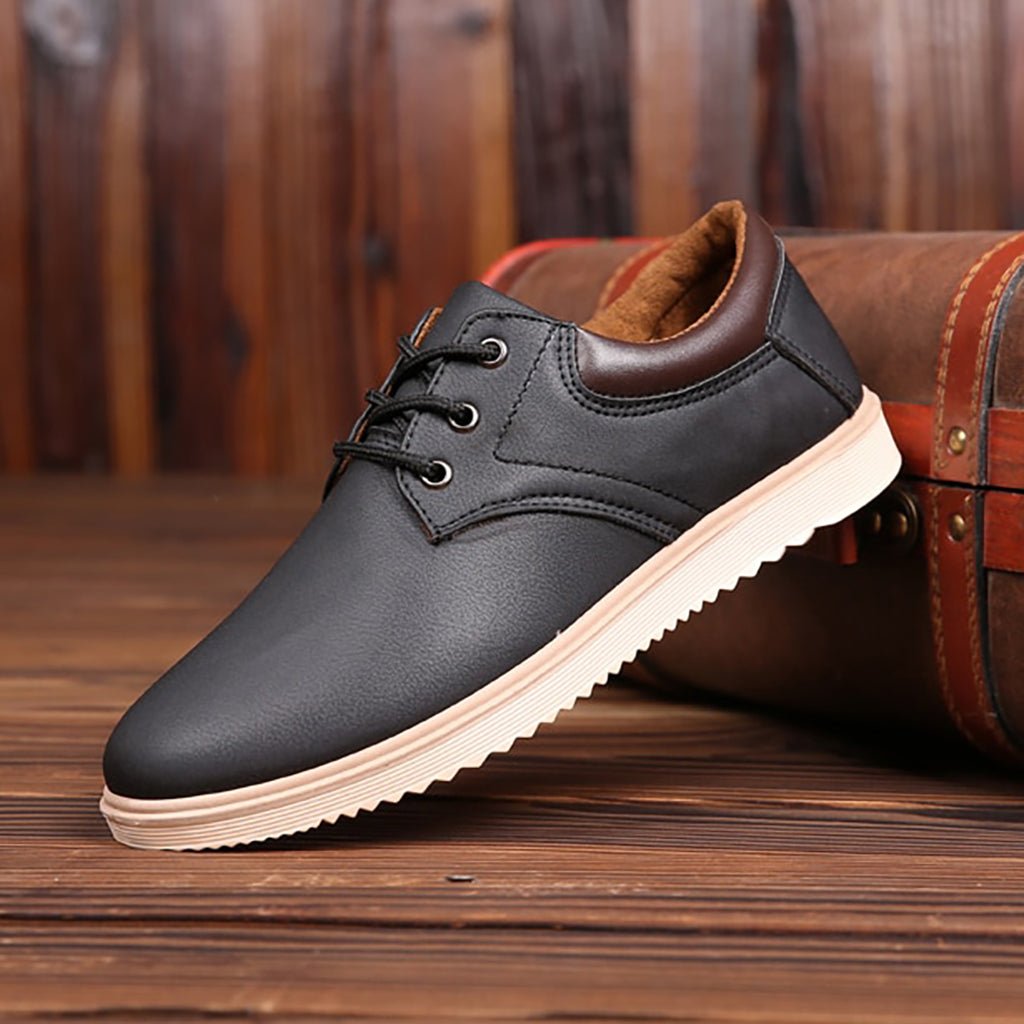 OrtoKal Leather Style - Ergonomic Men's Shoes