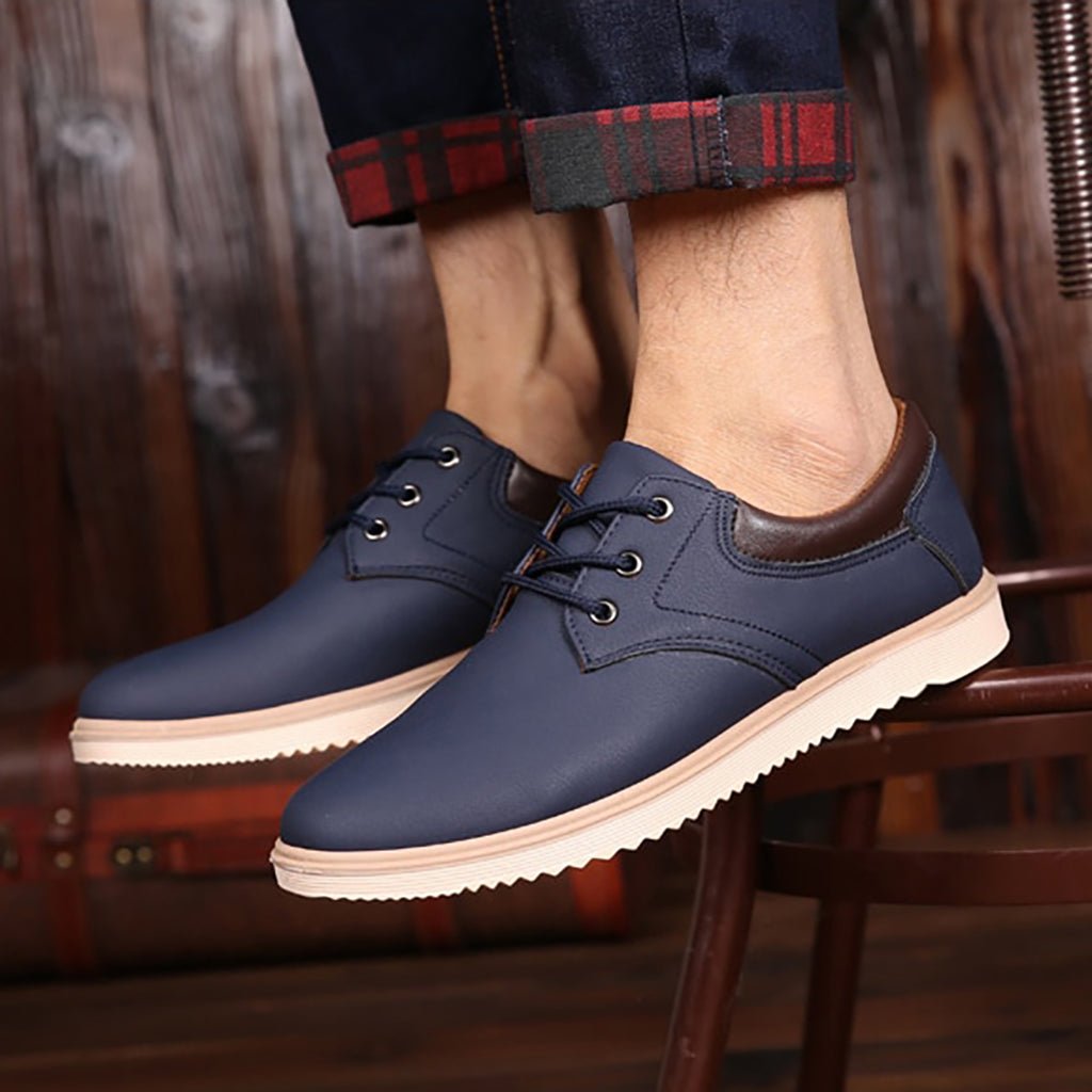 OrtoKal Leather Style - Ergonomic Men's Shoes