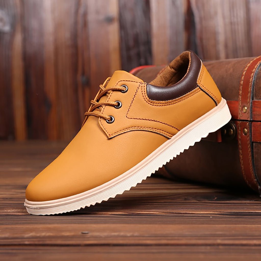 OrtoKal Leather Style - Ergonomic Men's Shoes