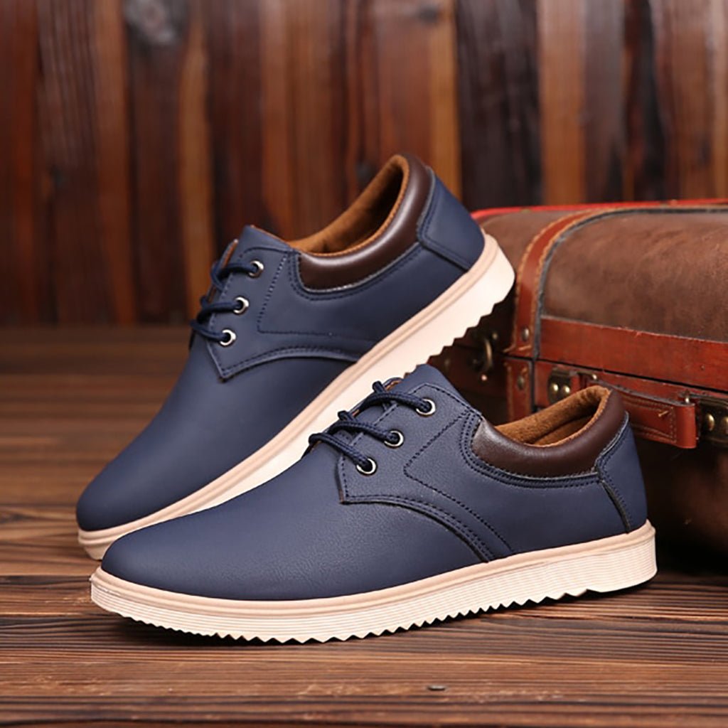 OrtoKal Leather Style - Ergonomic Men's Shoes