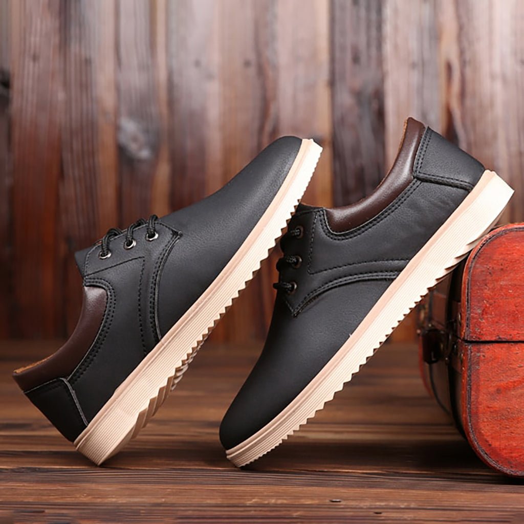 OrtoKal Leather Style - Ergonomic Men's Shoes