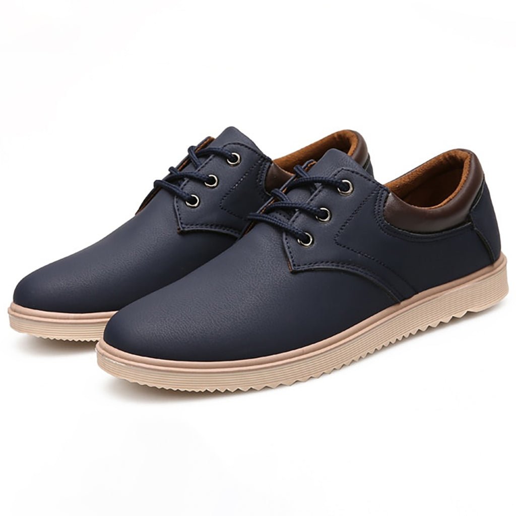 OrtoKal Leather Style - Ergonomic Men's Shoes