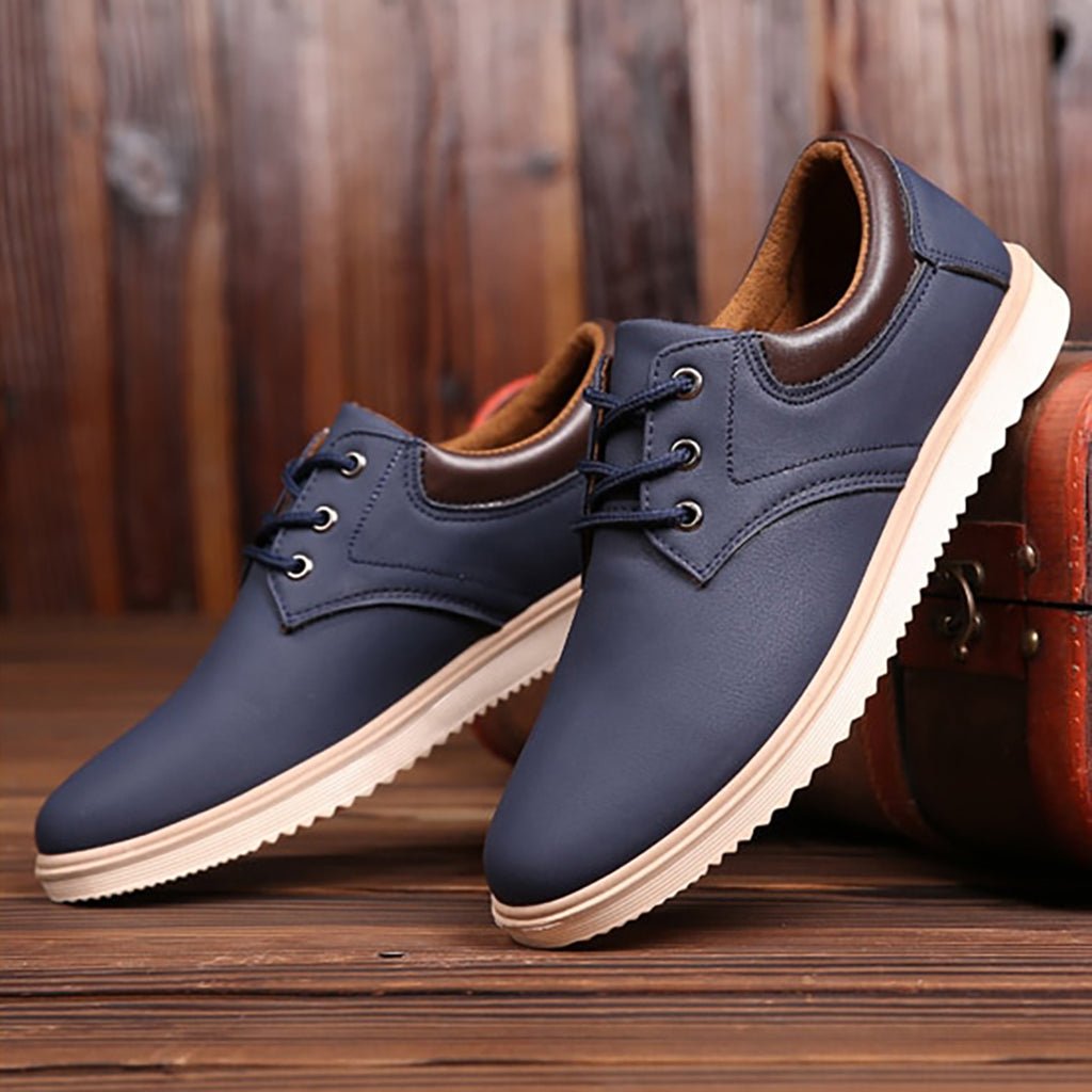 OrtoKal Leather Style - Ergonomic Men's Shoes