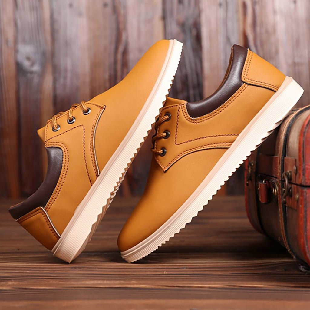 OrtoKal Leather Style - Ergonomic Men's Shoes