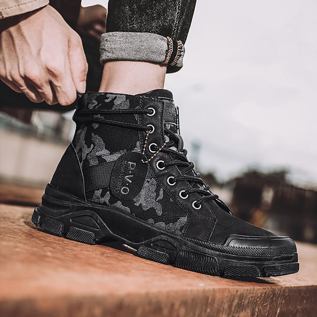 OrtoKal Military Shoes - Ergonomic Men's Shoes