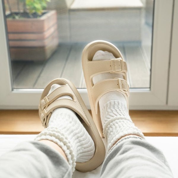 OrtoKal Air Sandals - Comfort Slides for Foot Pain Relief