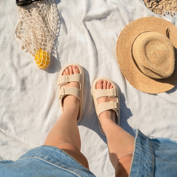 OrtoKal Air Sandals - Comfort Slides for Foot Pain Relief