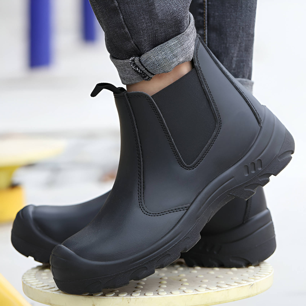 OrtoKal Leather Protection - Genuine Leather Orthopedic Work & Walking Shoes
