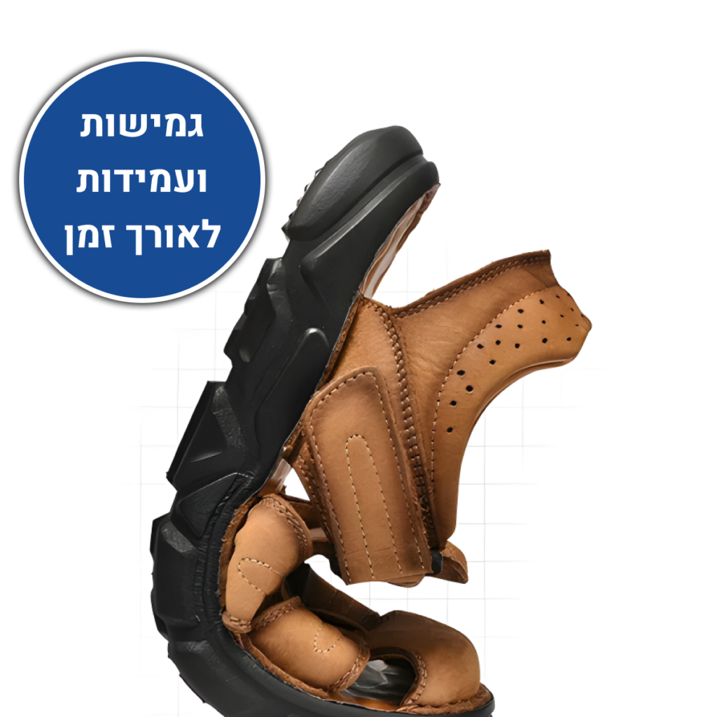 OrtoKal Open Air Pro Sandals - Orthopedic Leather Sandals for Foot Pain Relief & Travel