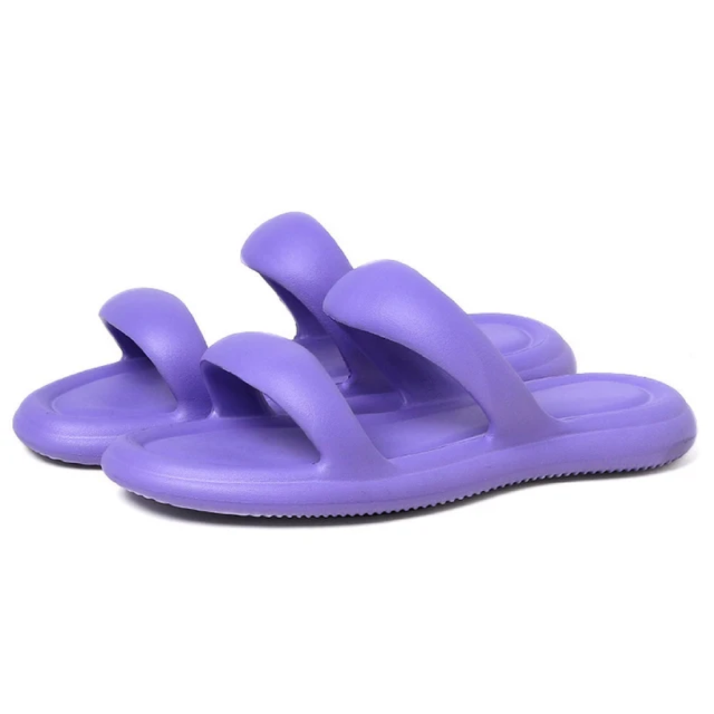 OrtoKal Fluffy Deluxe - Orthopedic Slides for Foot Pain Relief