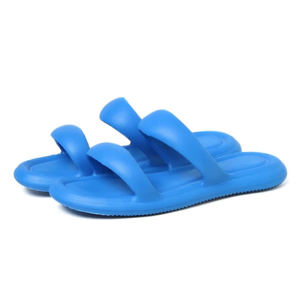 OrtoKal Fluffy Deluxe - Orthopedic Slides for Foot Pain Relief