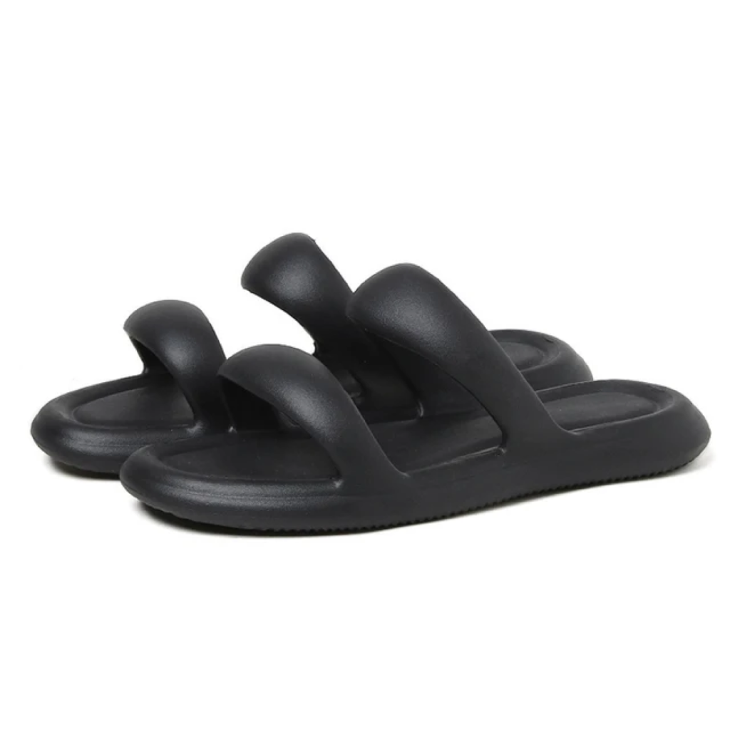 OrtoKal Fluffy Deluxe - Orthopedic Slides for Foot Pain Relief