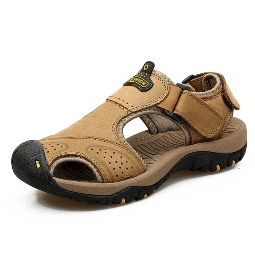OrtoKal Track Light Sandals - Orthopedic Leather Sandals for Foot Pain Relief & Travel