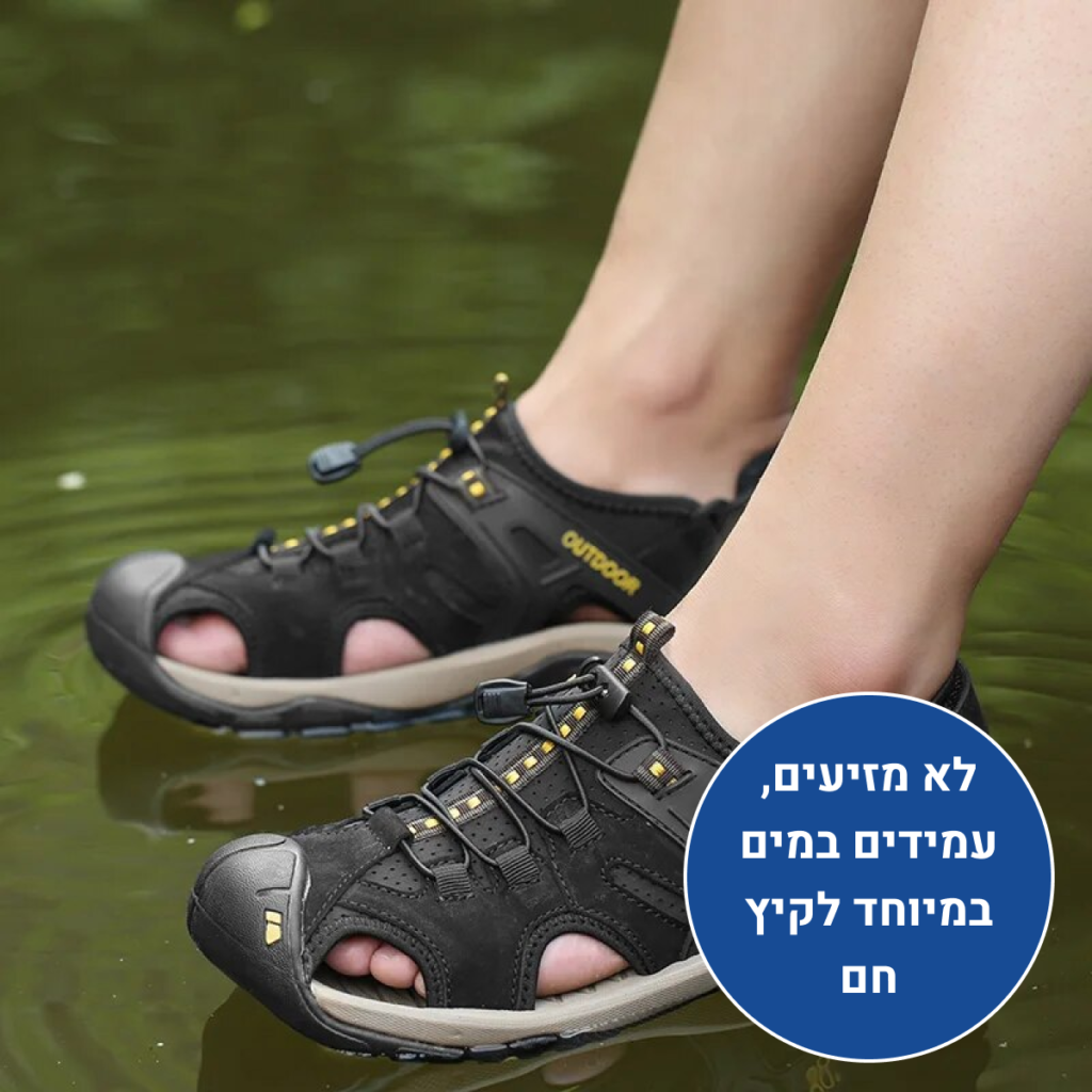 OrtoKal Pro Traveler Sandals - Orthopedic Leather Sandals for Foot Pain Relief & Travel