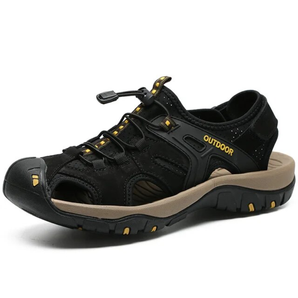 OrtoKal Pro Traveler Sandals - Orthopedic Leather Sandals for Foot Pain Relief & Travel