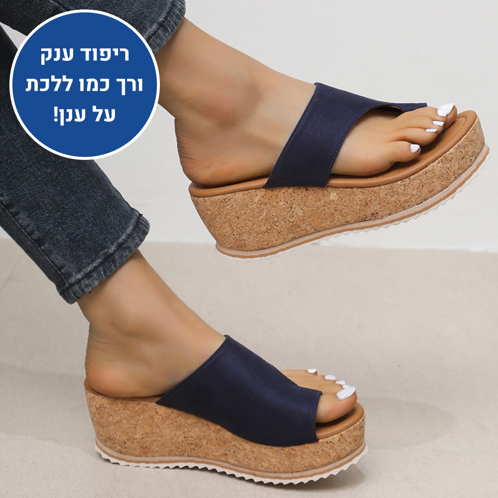 OrtoKal Pro Fashion - Orthopedic Platform Slides for Foot Pain Relief