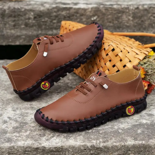 OrtoKal Light Top - Orthopedic Leather Shoes for Pain Relief