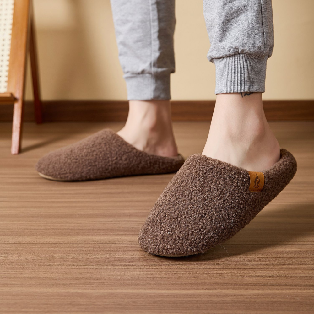OrtoKal Light Cushion - Orthopedic Winter House Shoes for Pain Relief & Warmth