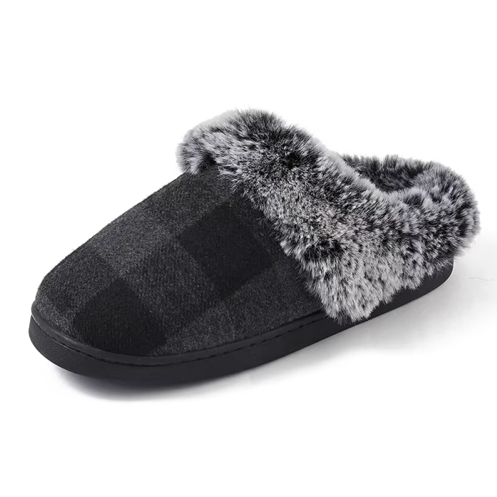 OrtoKal Retro Home - Orthopedic Winter House Shoes for Pain Relief & Warmth