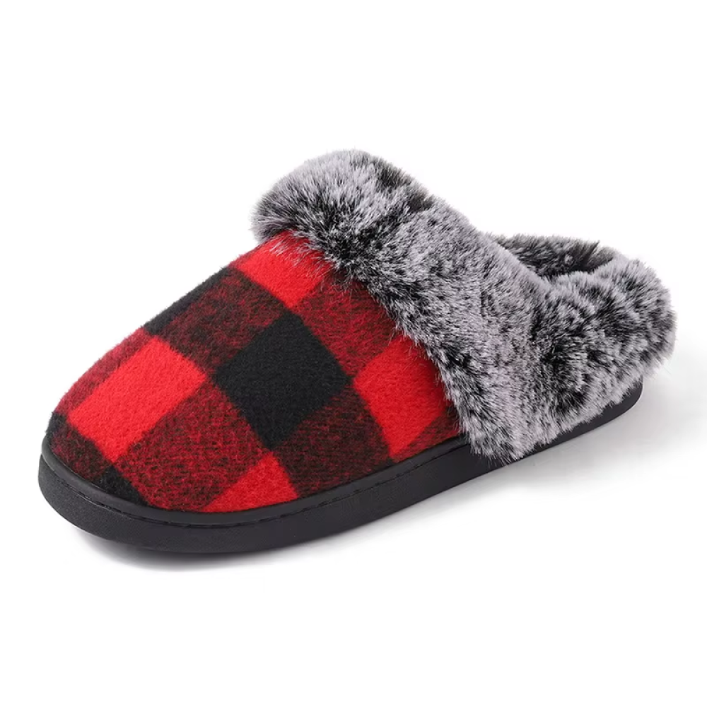 OrtoKal Retro Home - Orthopedic Winter House Shoes for Pain Relief & Warmth