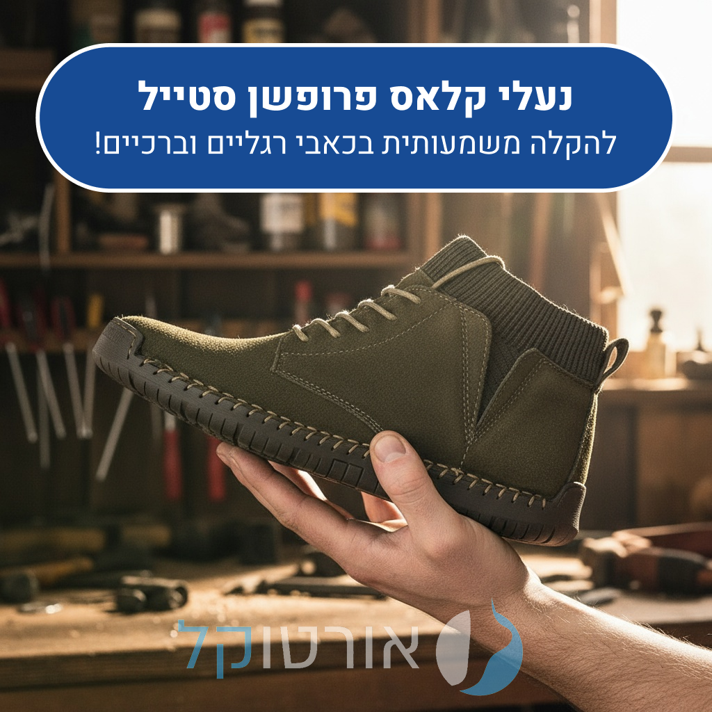OrtoKal Profession Style - Elegant Orthopedic Shoes for Foot Pain Relief