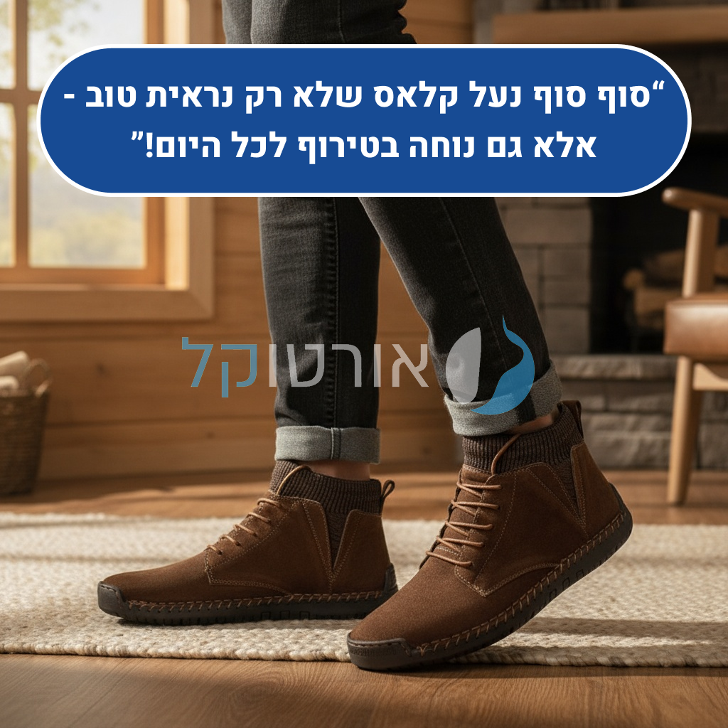 OrtoKal Profession Style - Elegant Orthopedic Shoes for Foot Pain Relief