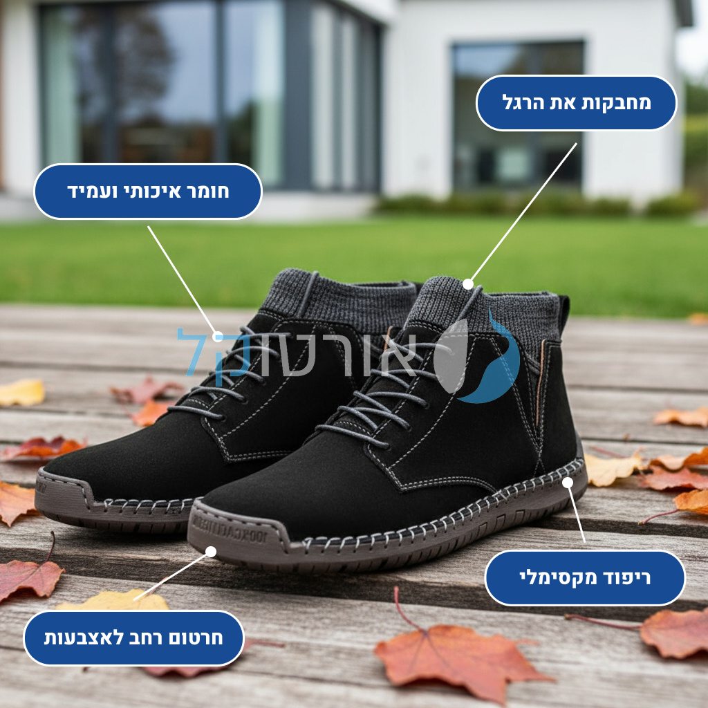 OrtoKal Profession Style - Elegant Orthopedic Shoes for Foot Pain Relief