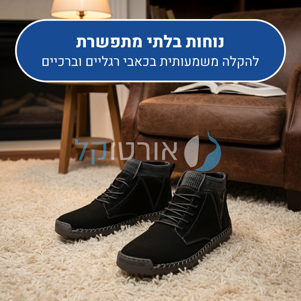 OrtoKal Profession Style - Elegant Orthopedic Shoes for Foot Pain Relief