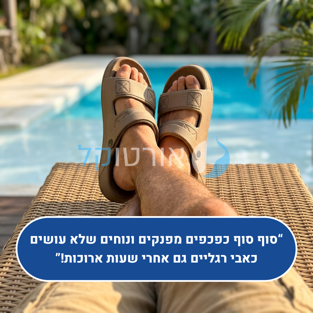 OrtoKal New Sandals - Orthopedic Slides for Foot Pain Relief