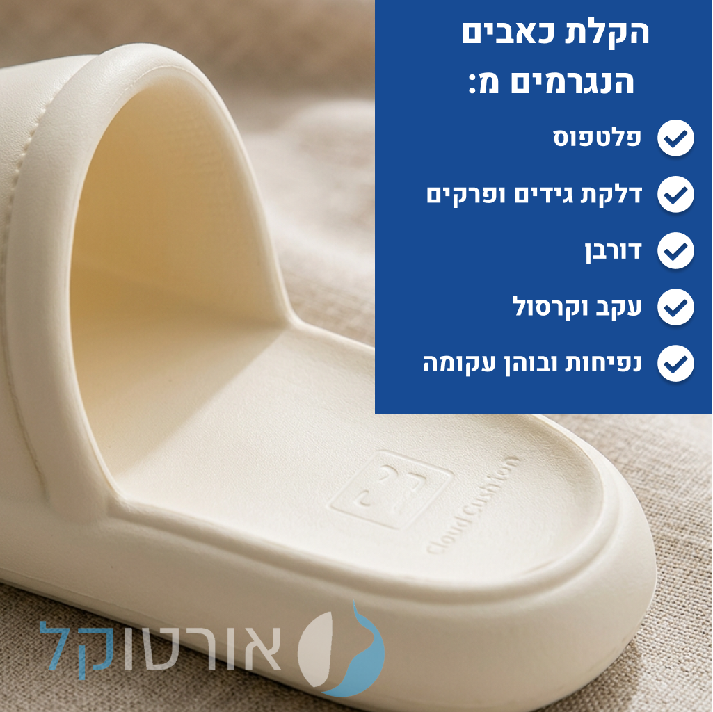 OrtoKal Air Slippers - Orthopedic Slides for Foot Pain Relief