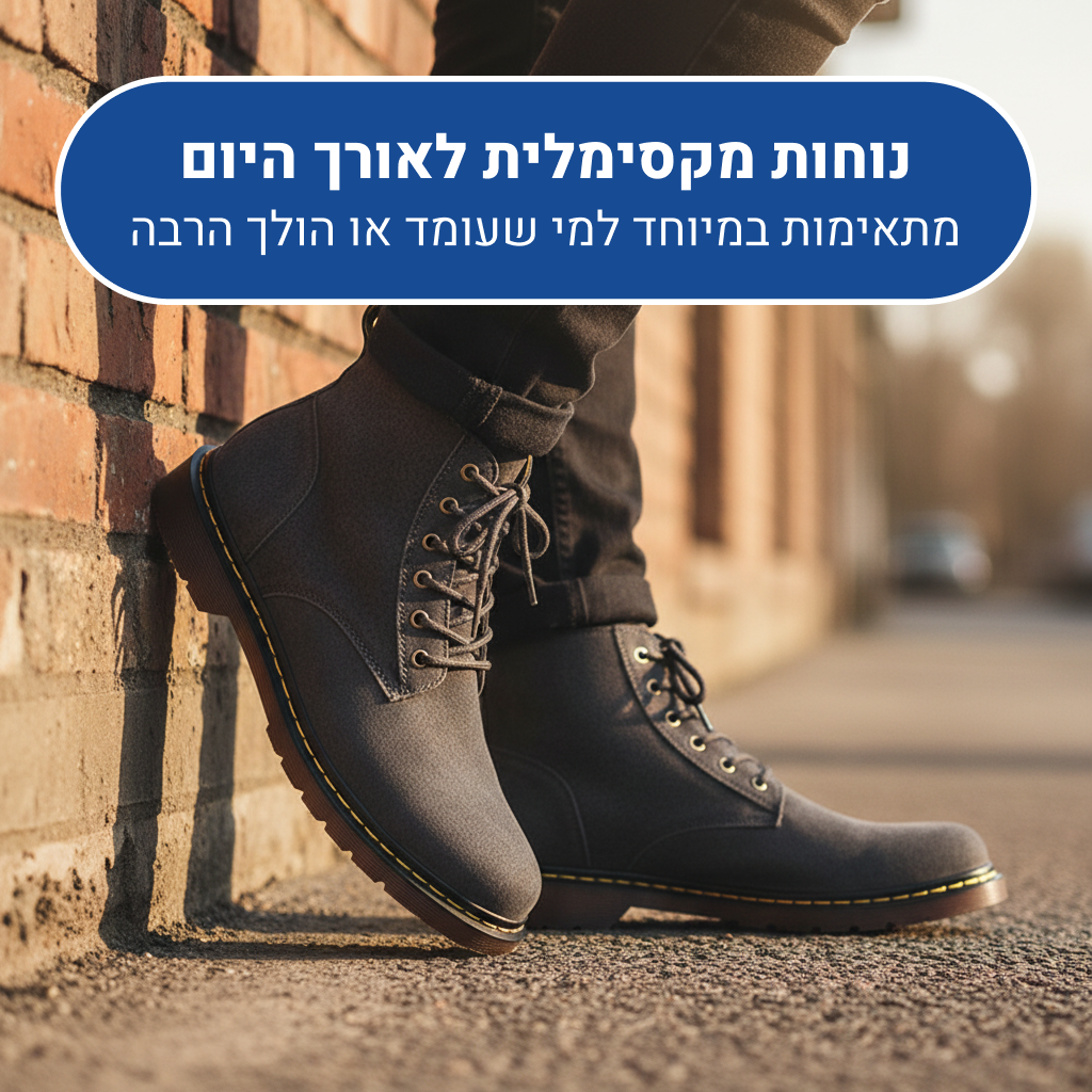 OrtoKal Winter Boot Class - Elegant Comfort Boots for Foot Pain Relief