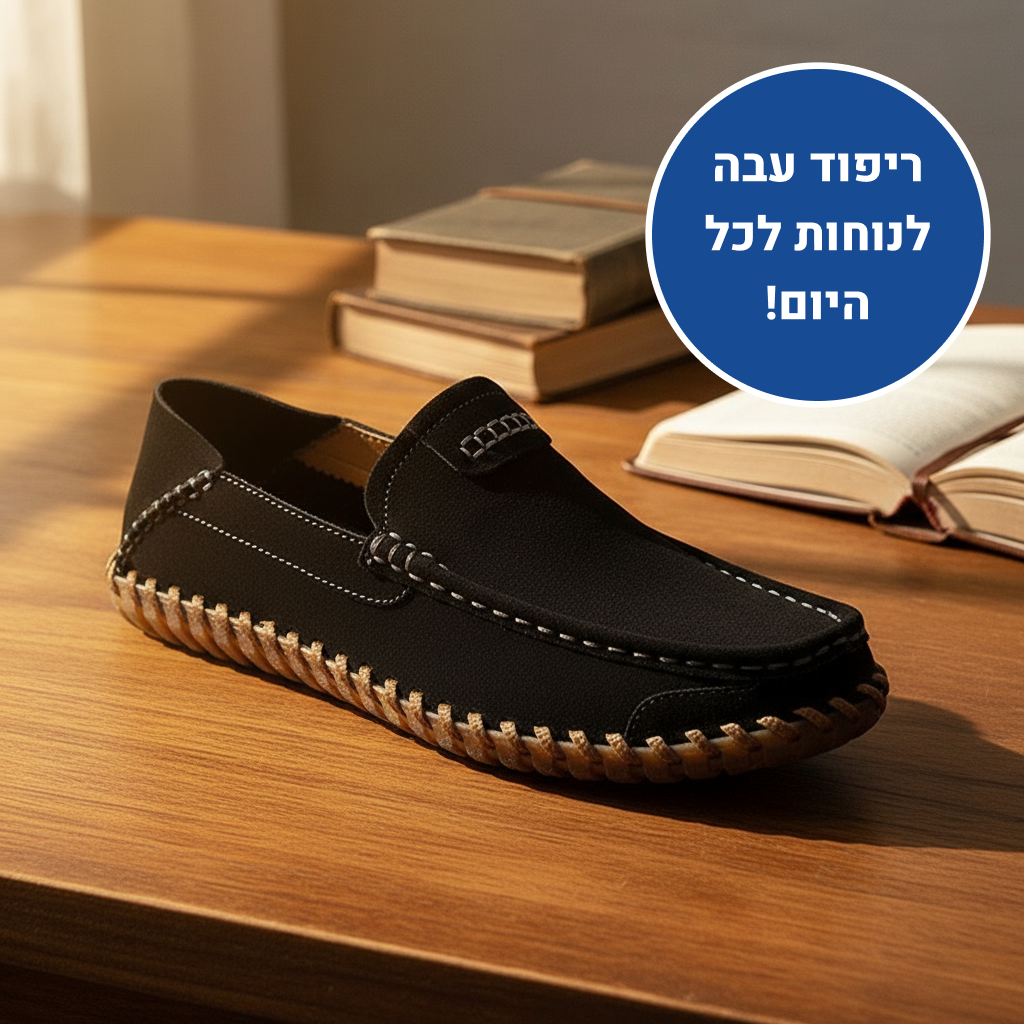 OrtoKal Moccasin - Elegant Comfort Shoes for Foot Pain Relief