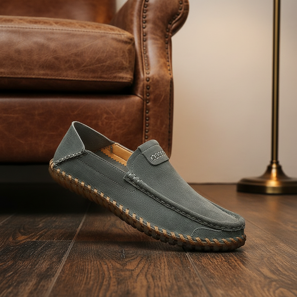OrtoKal Moccasin - Elegant Comfort Shoes for Foot Pain Relief