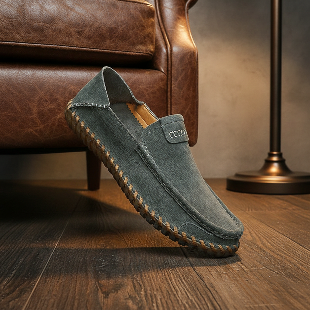 OrtoKal Moccasin - Elegant Comfort Shoes for Foot Pain Relief