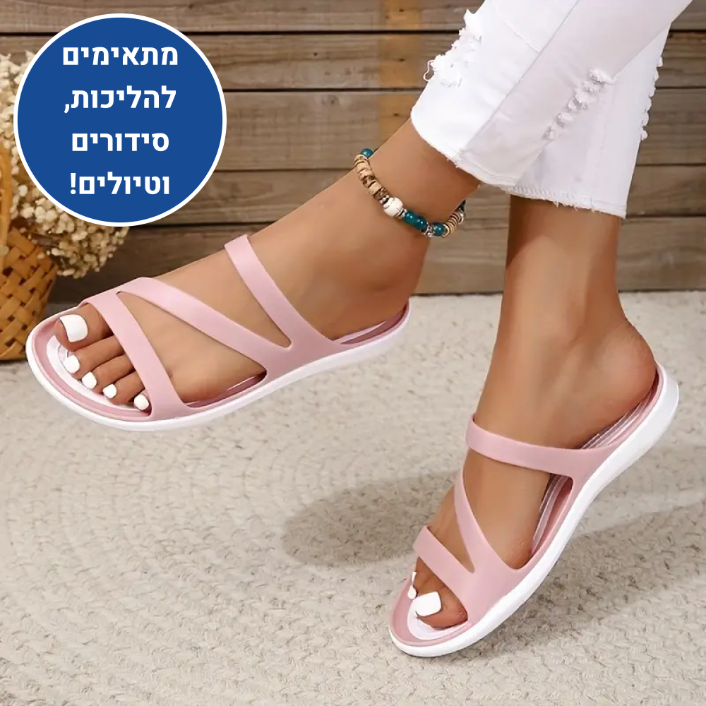 OrtoKal New Age Sandals - Orthopedic Slides for Foot Pain Relief