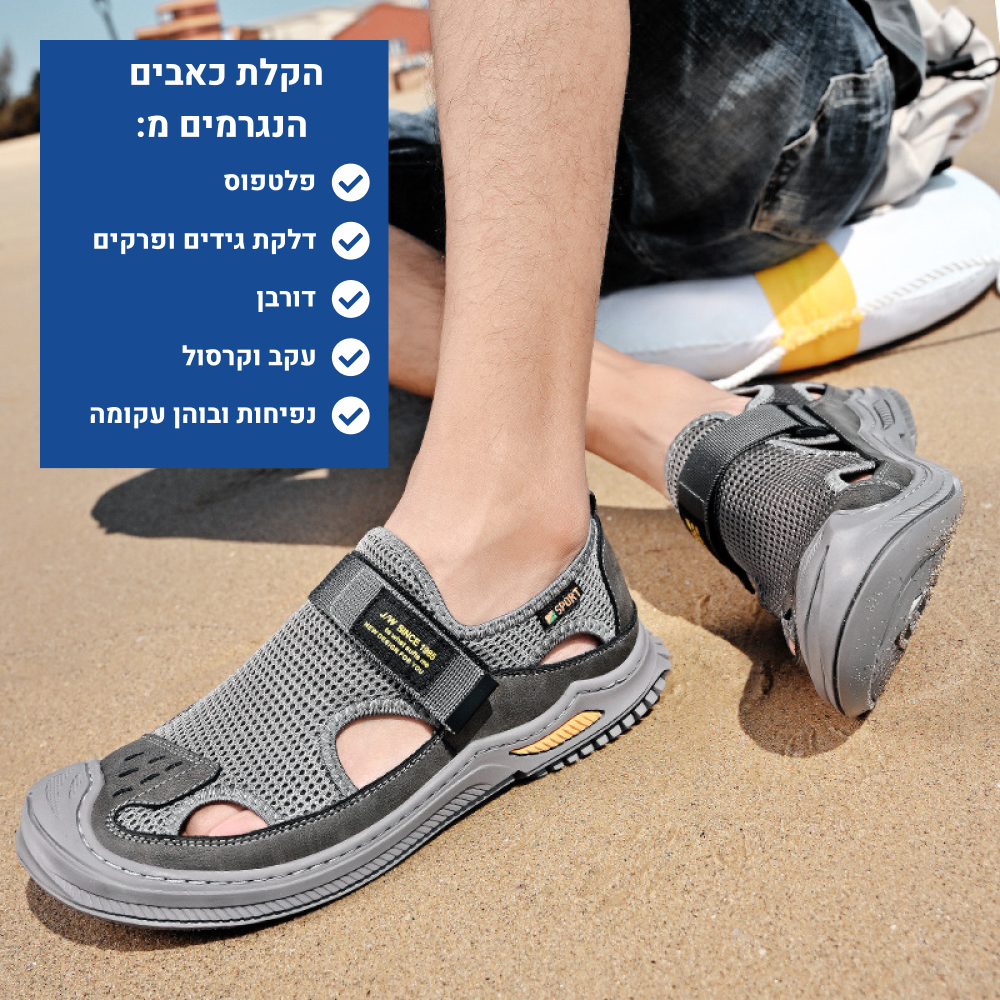 OrtoKal Heel Sandal - Orthopedic Sandals for Foot Pain Relief & Travel
