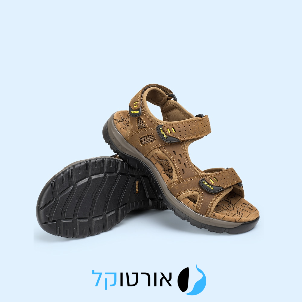 OrtoKal Adventure Sandals - Orthopedic Leather Sandals for Foot Pain Relief & Travel