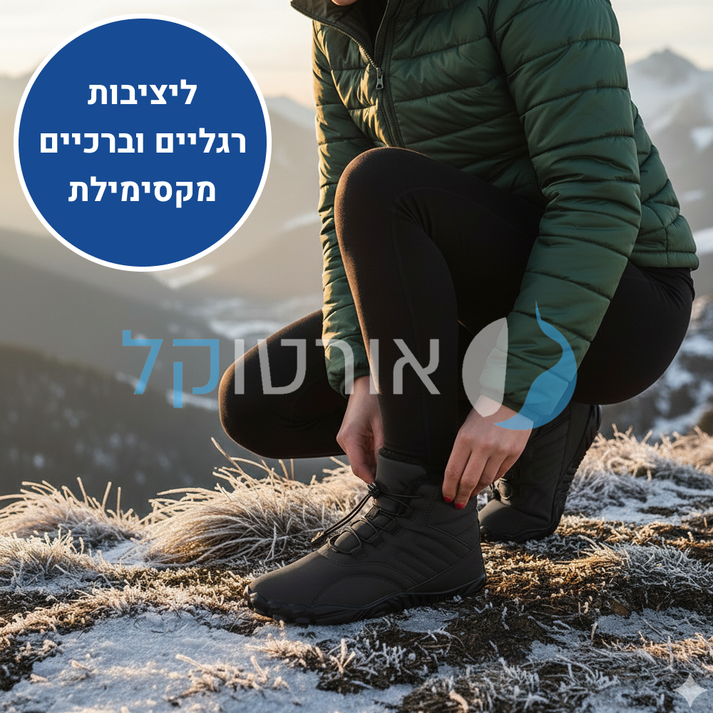 OrtoKal Winter Origin - Orthopedic Barefoot Shoes for Pain Relief, Even in Winter
