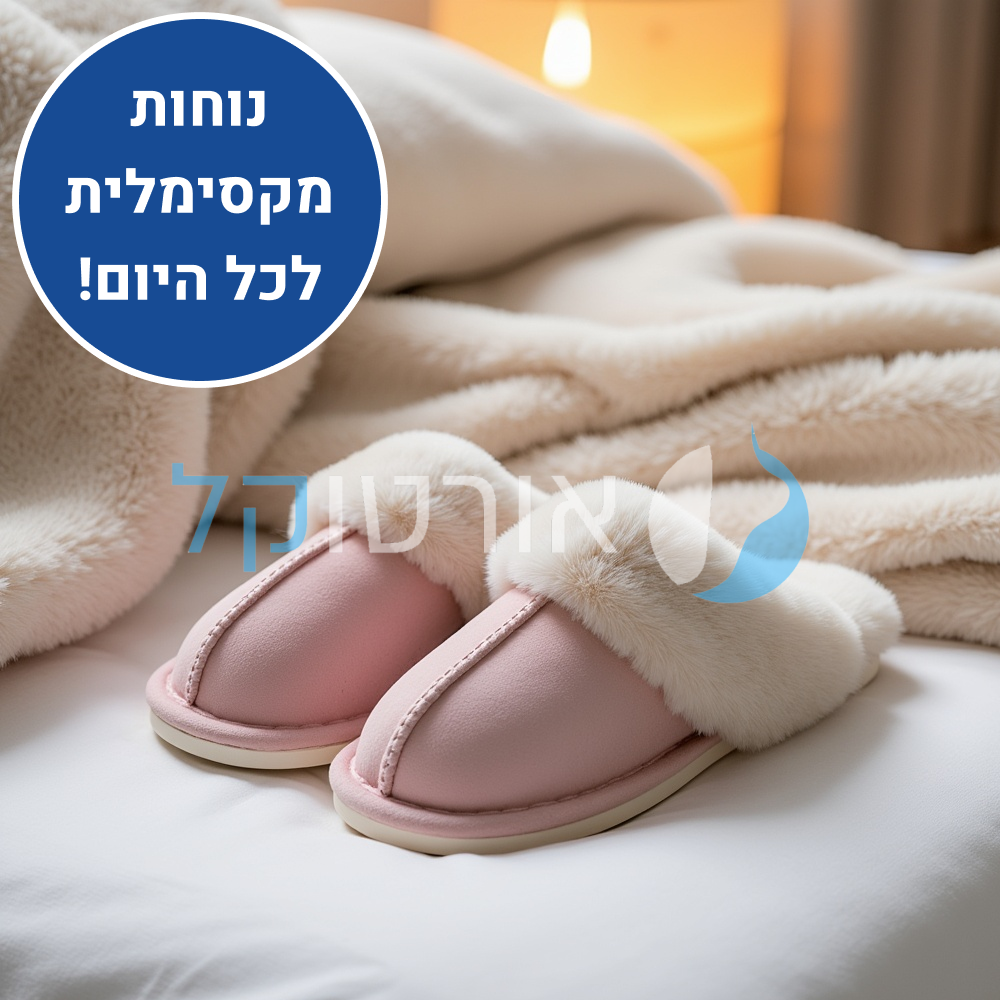 OrtoKal Home Relax - Orthopedic Winter House Shoes for Pain Relief & Warmth