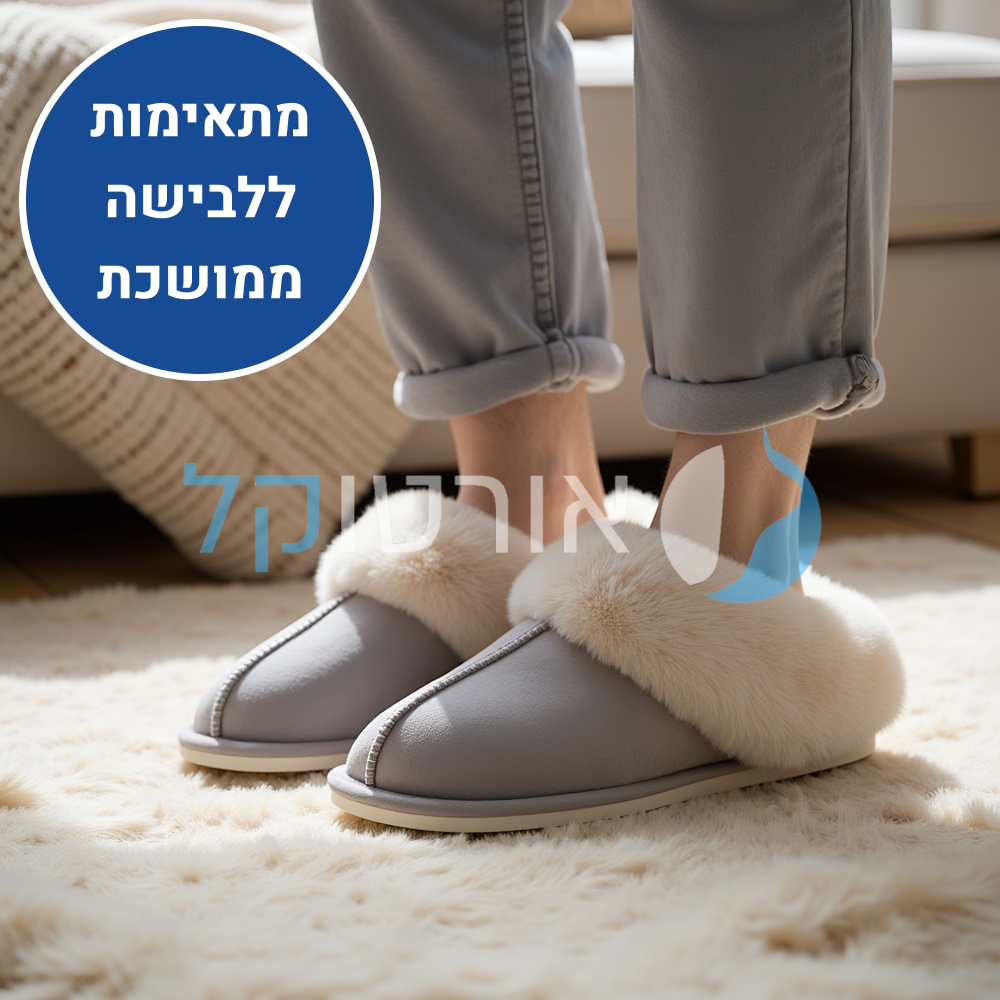 OrtoKal Home Relax - Orthopedic Winter House Shoes for Pain Relief & Warmth