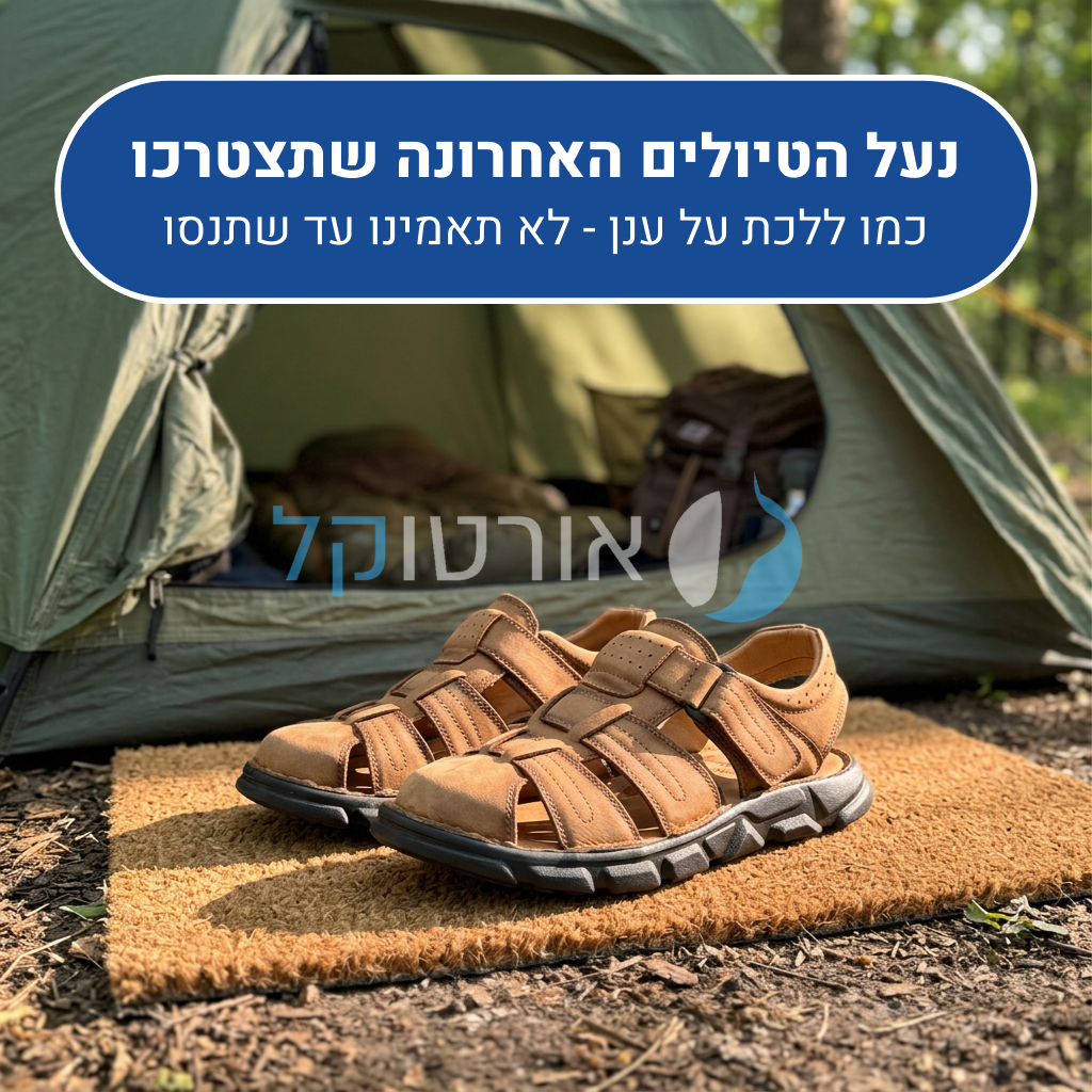 OrtoKal Open Air Pro Sandals - Orthopedic Leather Sandals for Foot Pain Relief & Travel