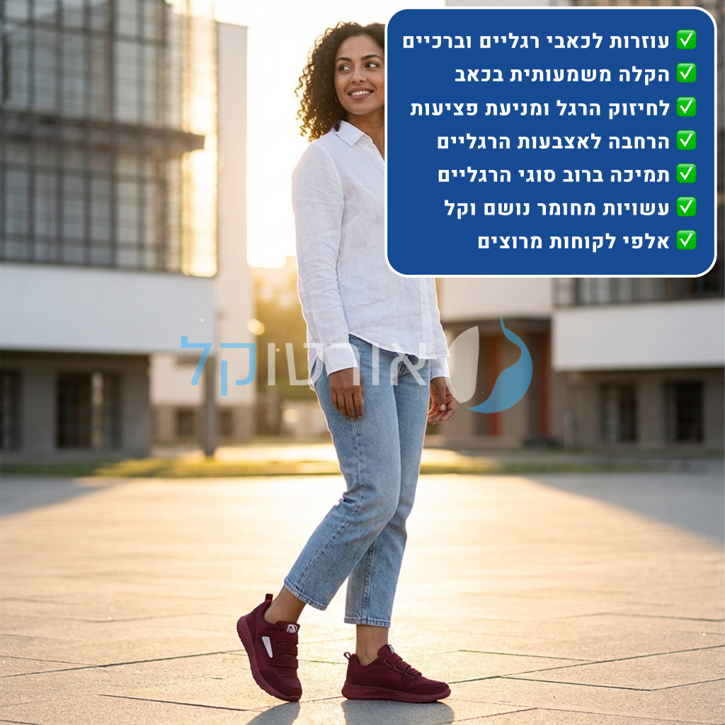 OrtoKal New Comfort - Orthopedic Walking Shoes for Pain Relief