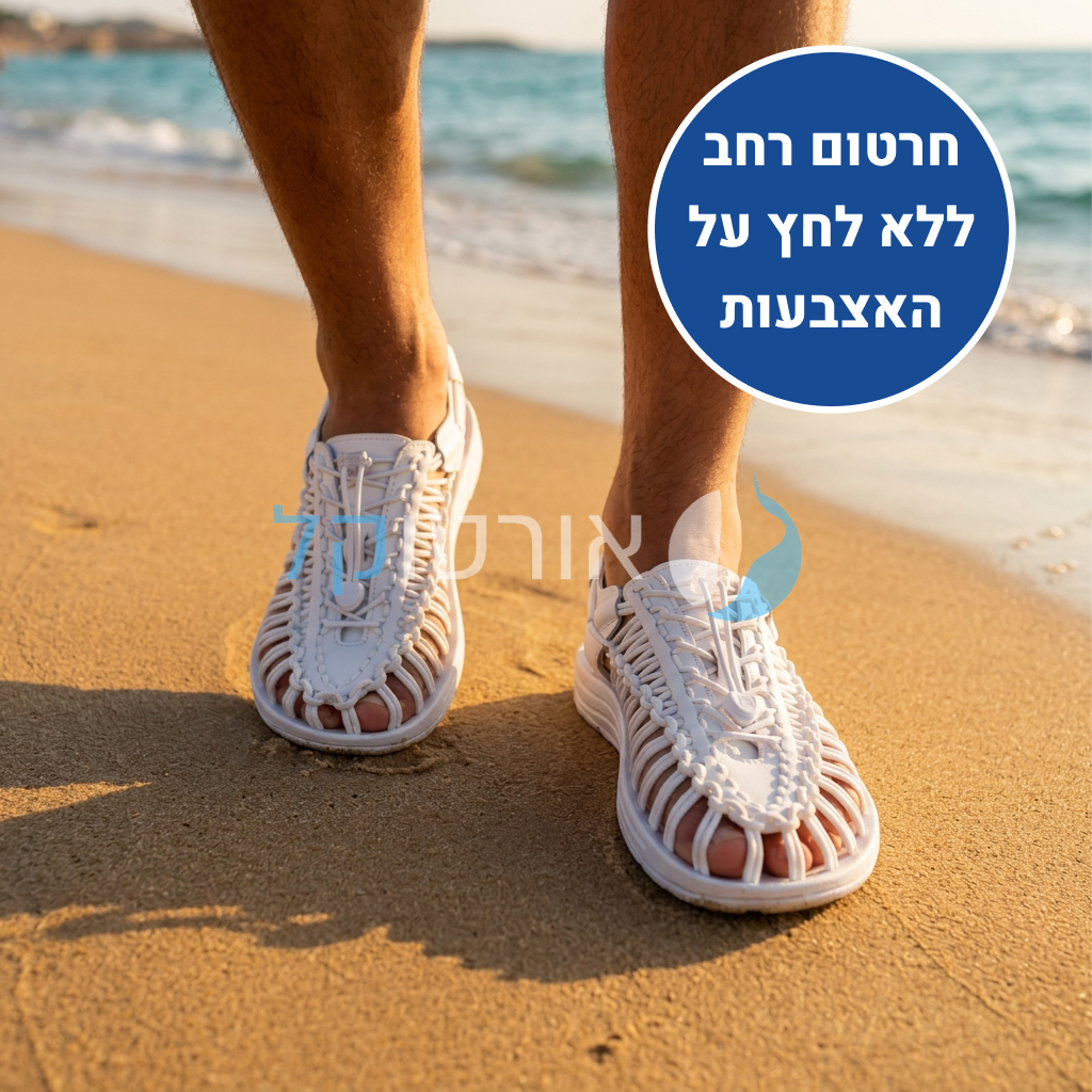 OrtoKal Freedom Style Sandals - Open Orthopedic Sandals for Foot Pain Relief