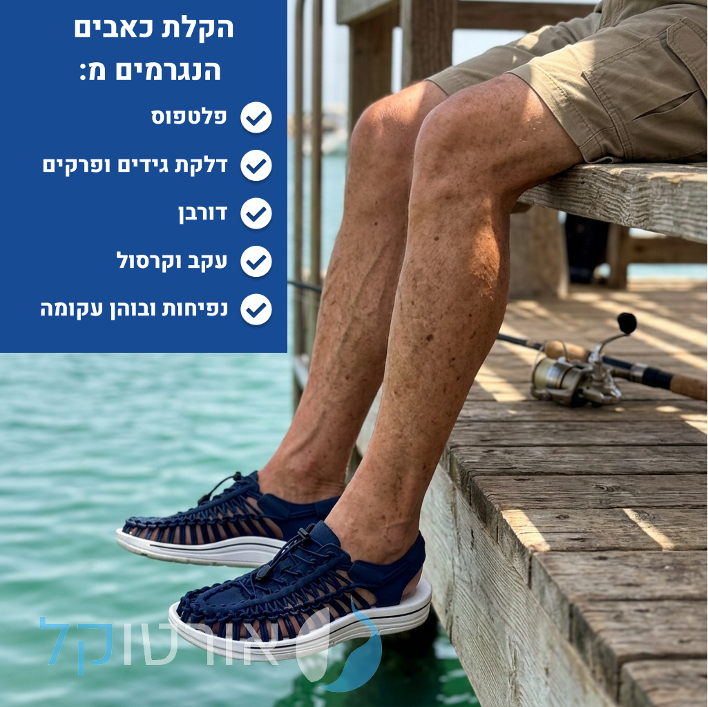 OrtoKal Freedom Style Sandals - Open Orthopedic Sandals for Foot Pain Relief