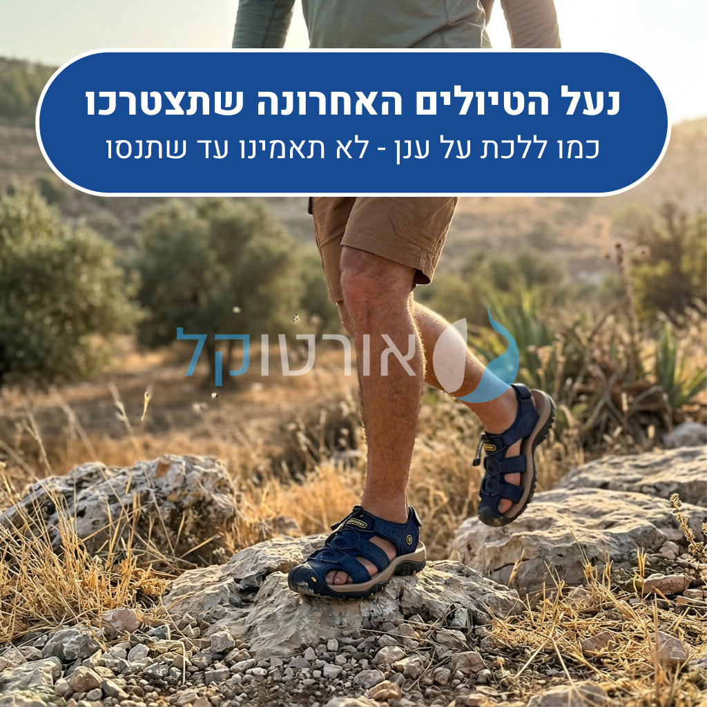 OrtoKal Pro Max Sandals - Orthopedic Leather Sandals for Foot Pain Relief & Travel