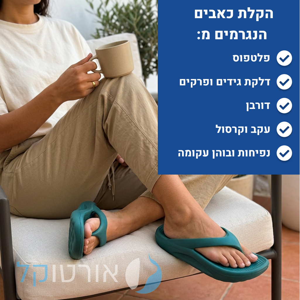 OrtoKal Cloud Style - Orthopedic Slides for Foot Pain Relief