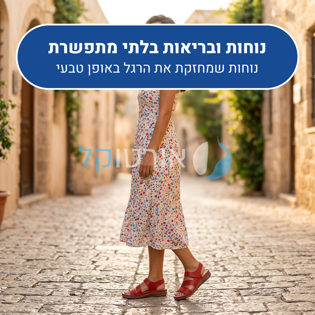 OrtoKal Open Style - Orthopedic Sandals for Foot Pain Relief